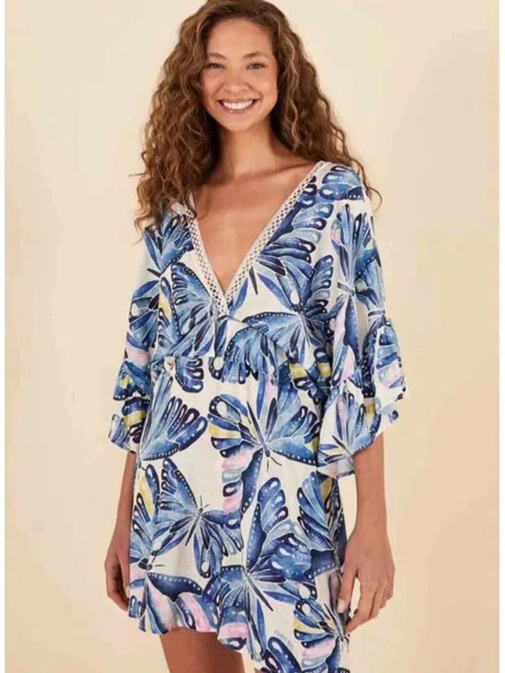 NWT FARM RIO DRESS SIZE LARGE (G IN TAG ) PK 2731 BR DI50